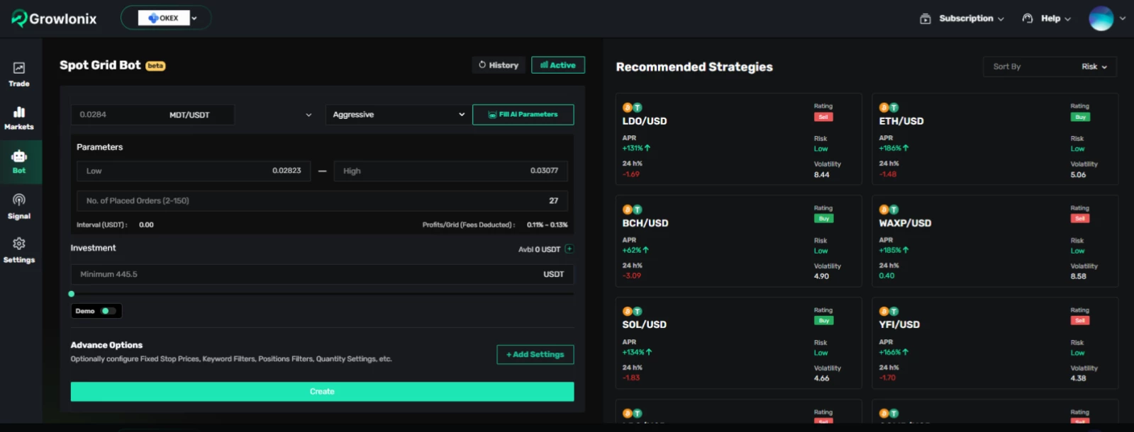Activation growlonix bots