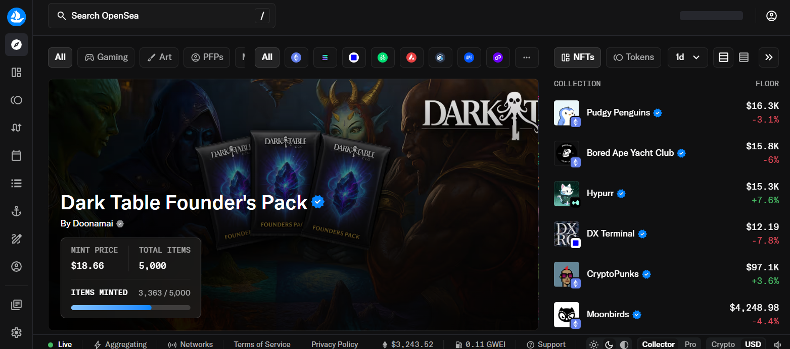 Opensea выпустит свой токен