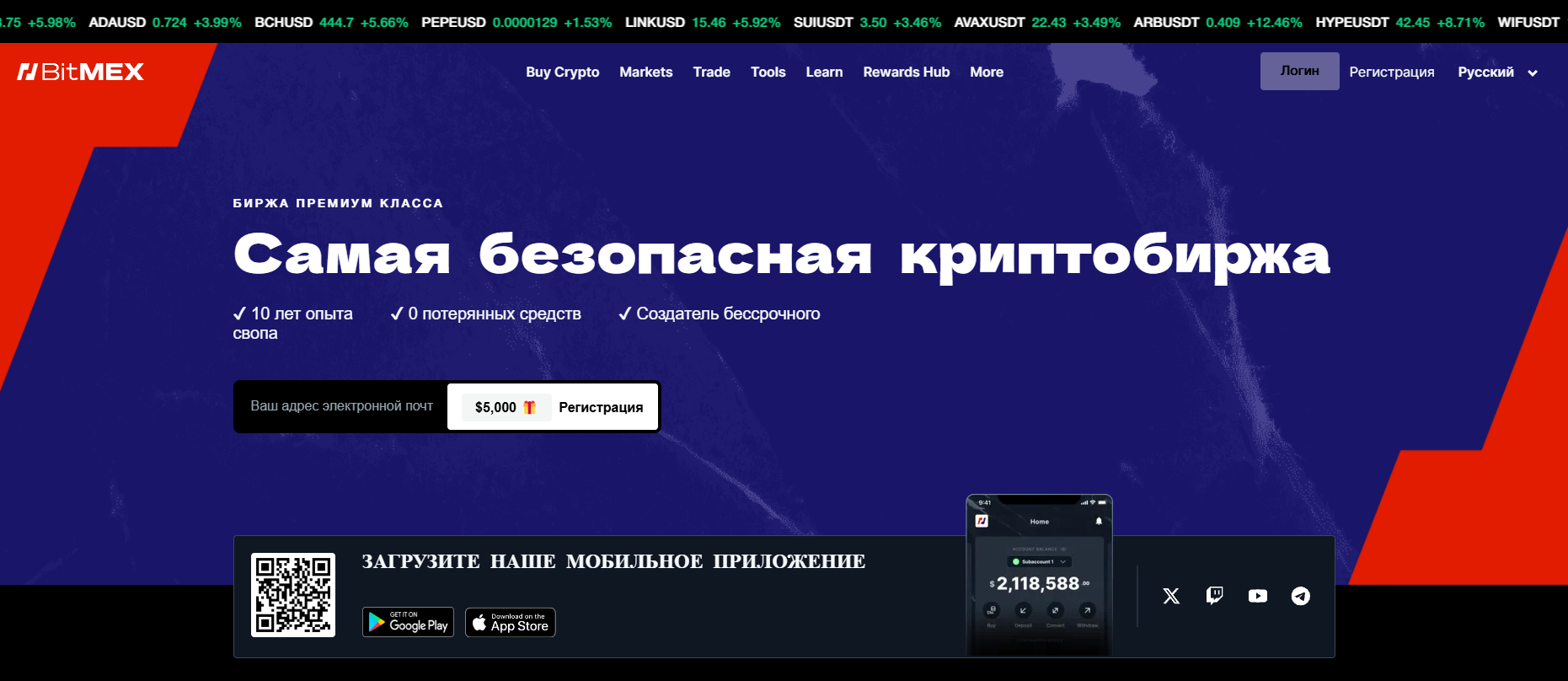 Биржа BitMEX