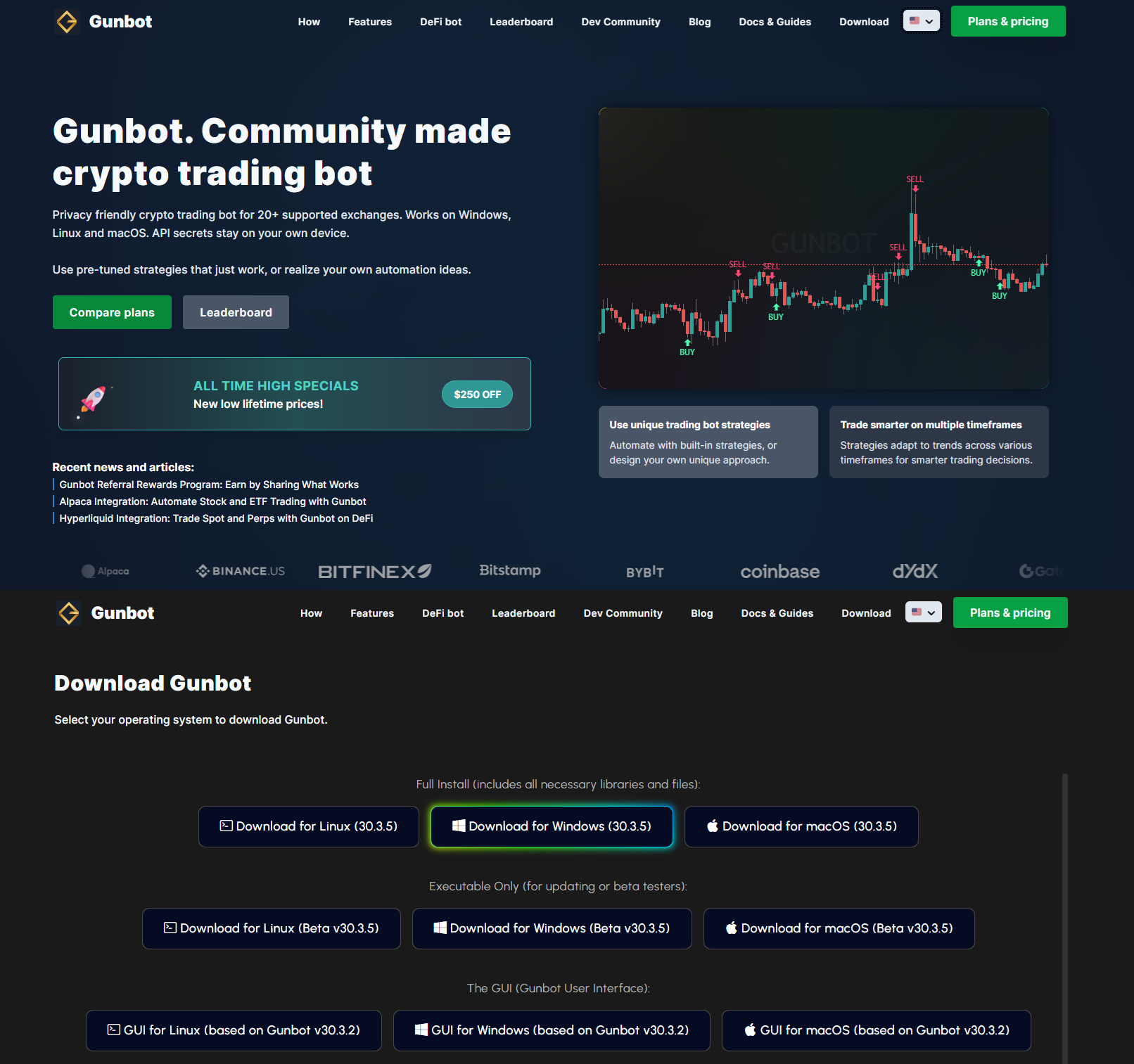 Установка Gunbot - бот для криптовалюты