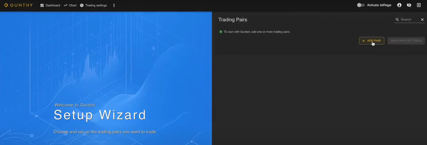 How to add pair Gunbot