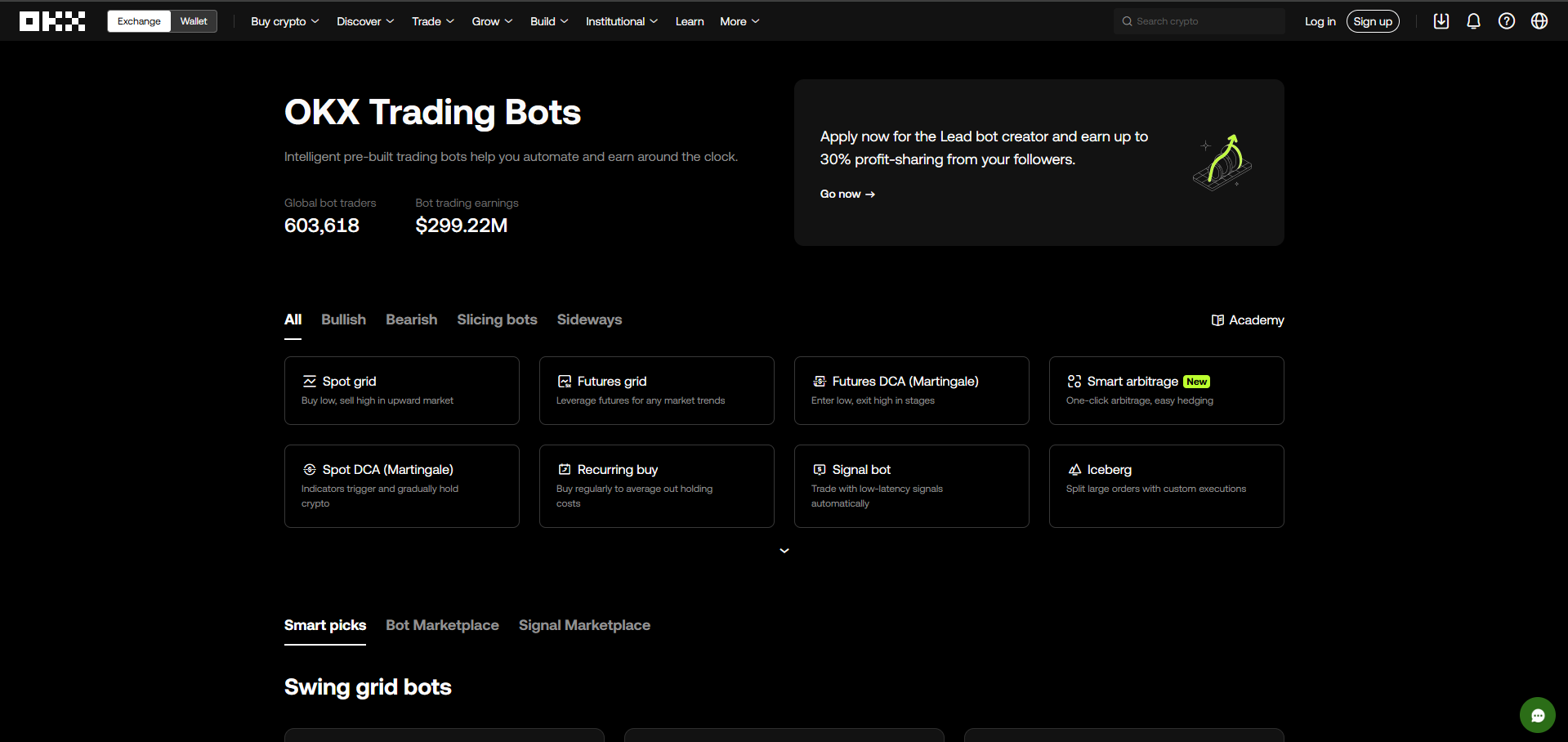 OKX trading bots